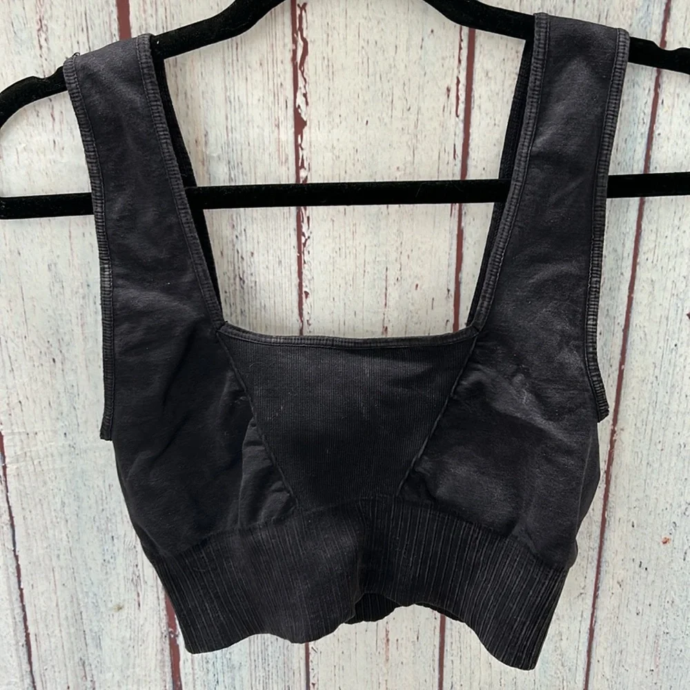 NWOT Free People Movement Good Karma Bra- no logo